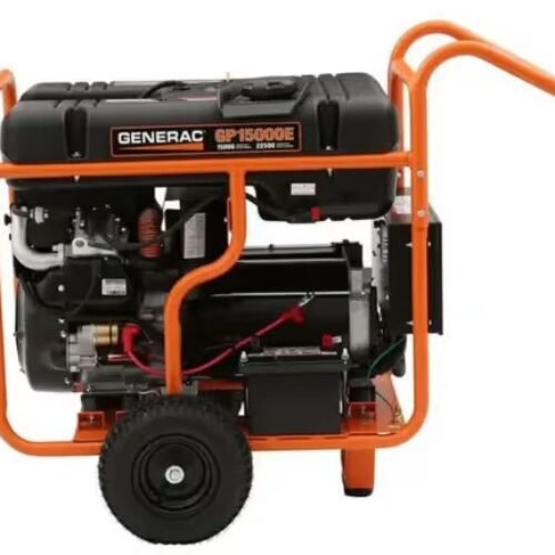 Generac GP15000E 992cc 15,000-Watt 120/240-Volt Electric Start Portable Generator – 5734